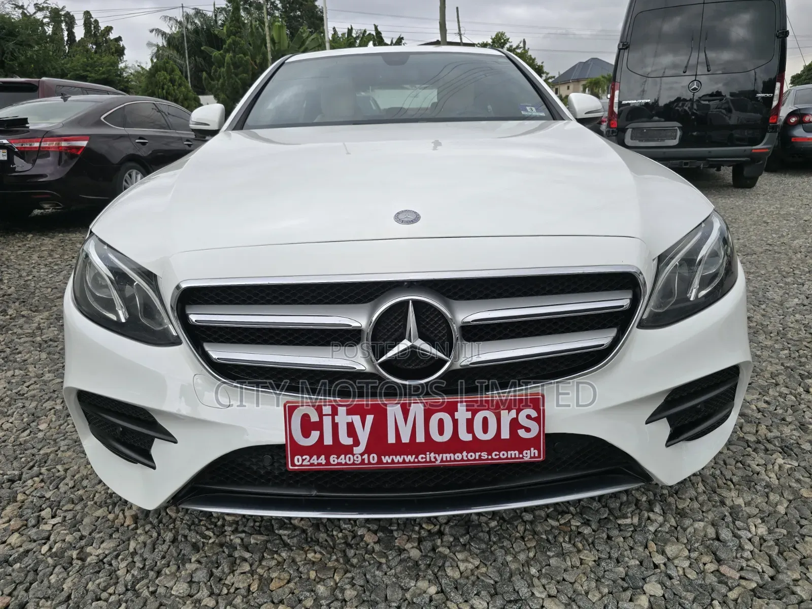 Mercedes-Benz E300 4Matic AWD Sedan (2.0L 4cyl 9A) 2017 White