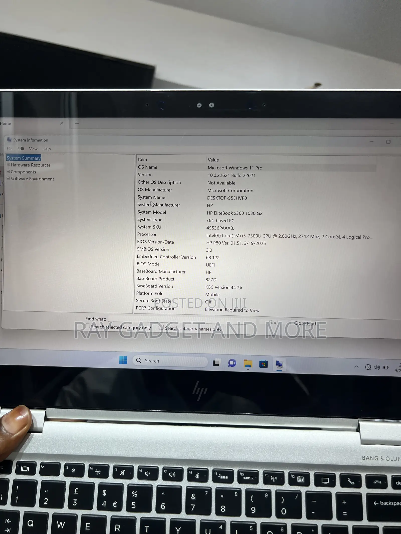 Laptop HP EliteBook X360 1030 G2 8GB Intel Core i5 SSD 256GB