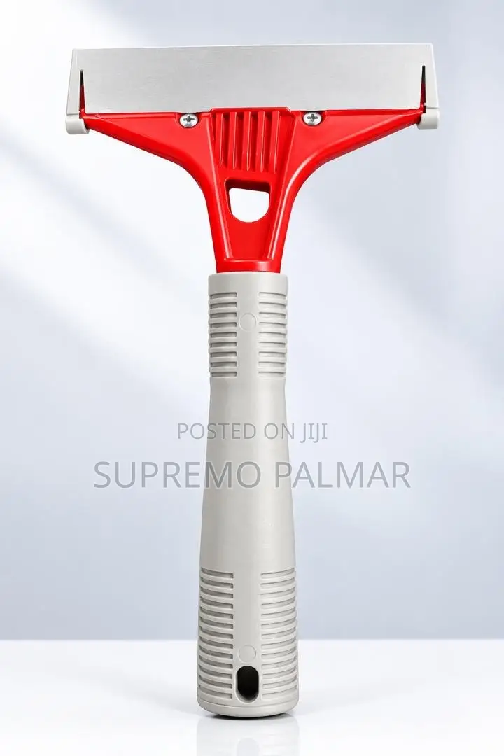 4" Glass Window Scraper – Steel Blade With Ergonomic Plastic Handle