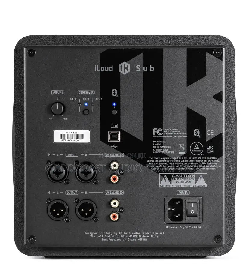 IK Multimedia iLoud Sub 6.5" 160W Active Subwoofer