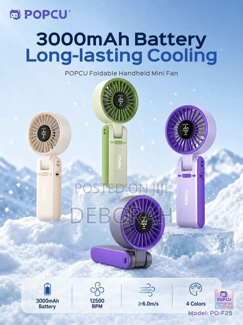 Popcu Foldable Handheld Minifan