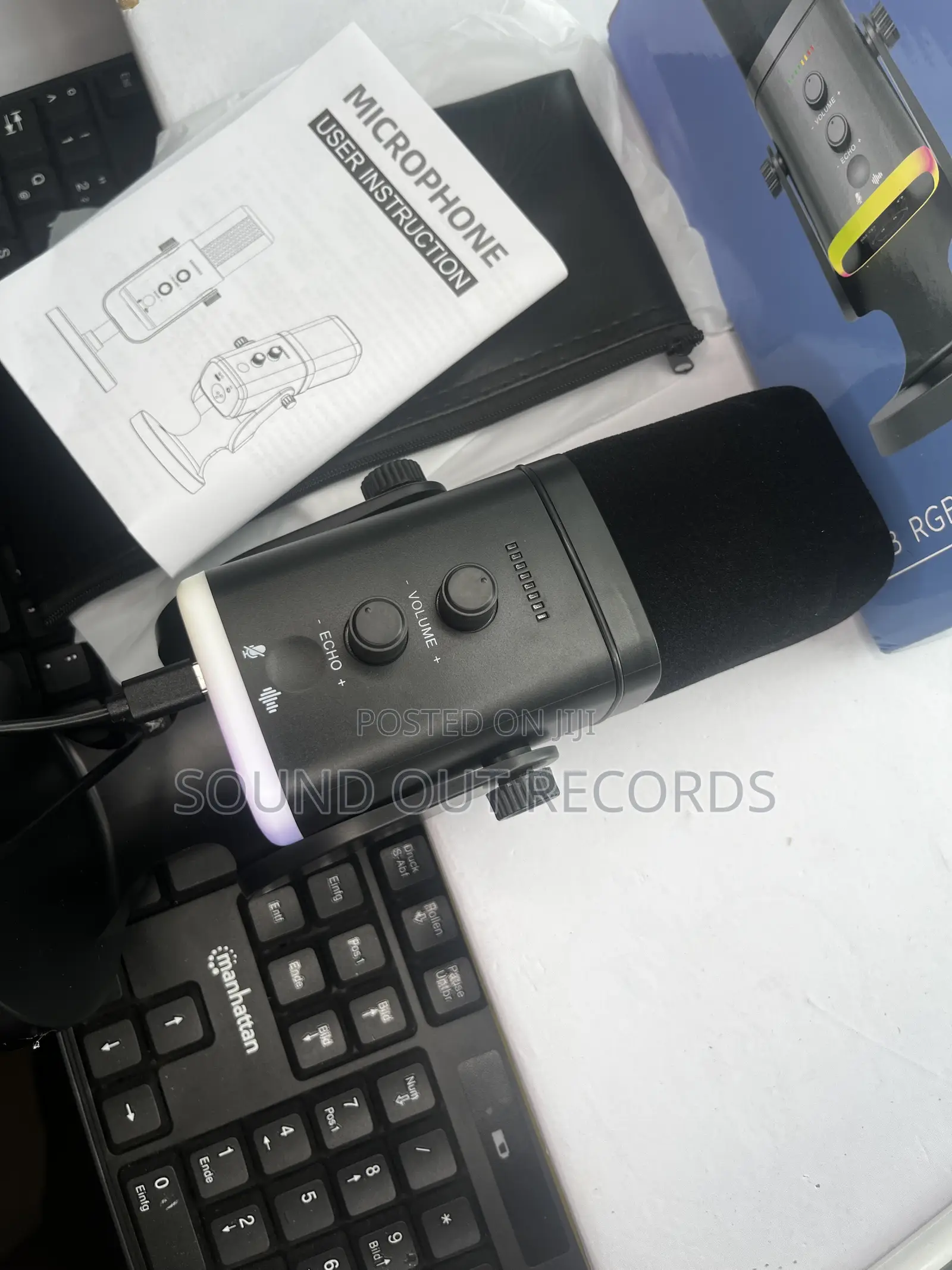 RGB Desktop Podcast Microphone