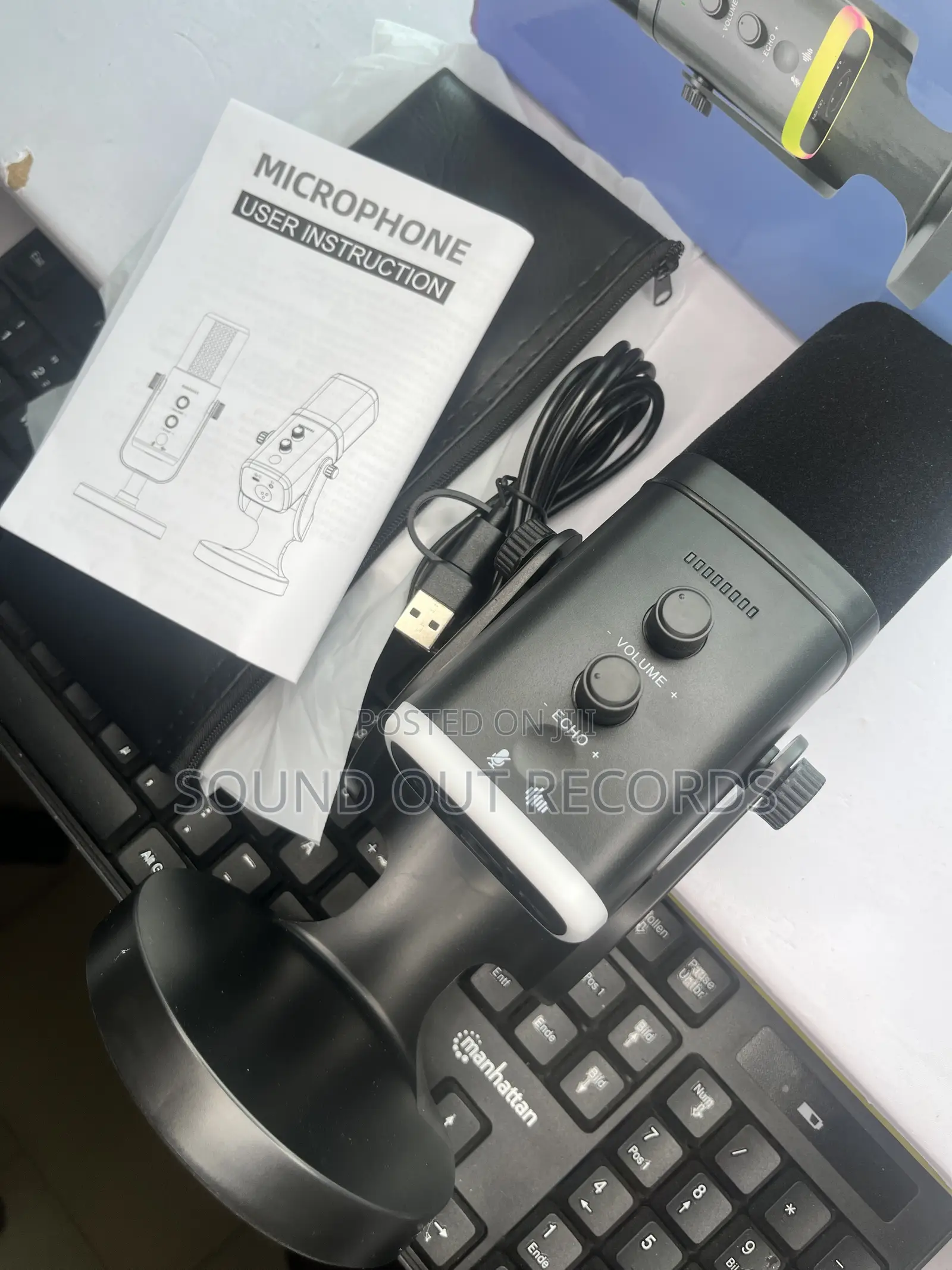 RGB Desktop Podcast Microphone
