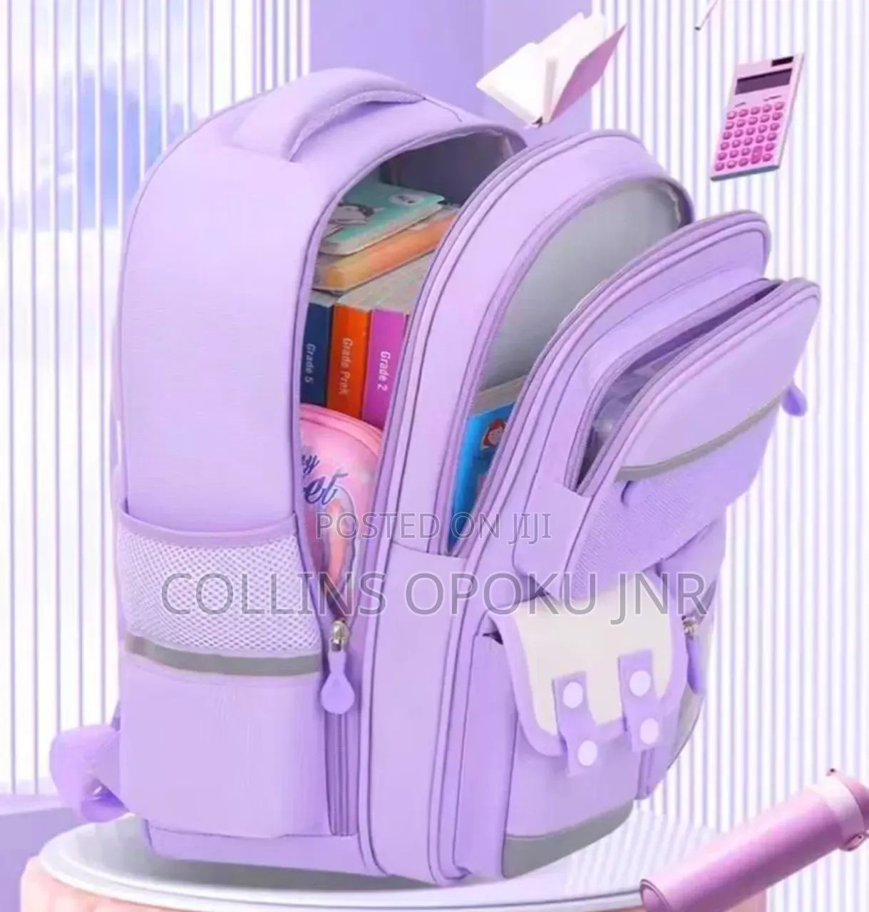 Children's School Backpack With Accessories Such as Watch Pendants