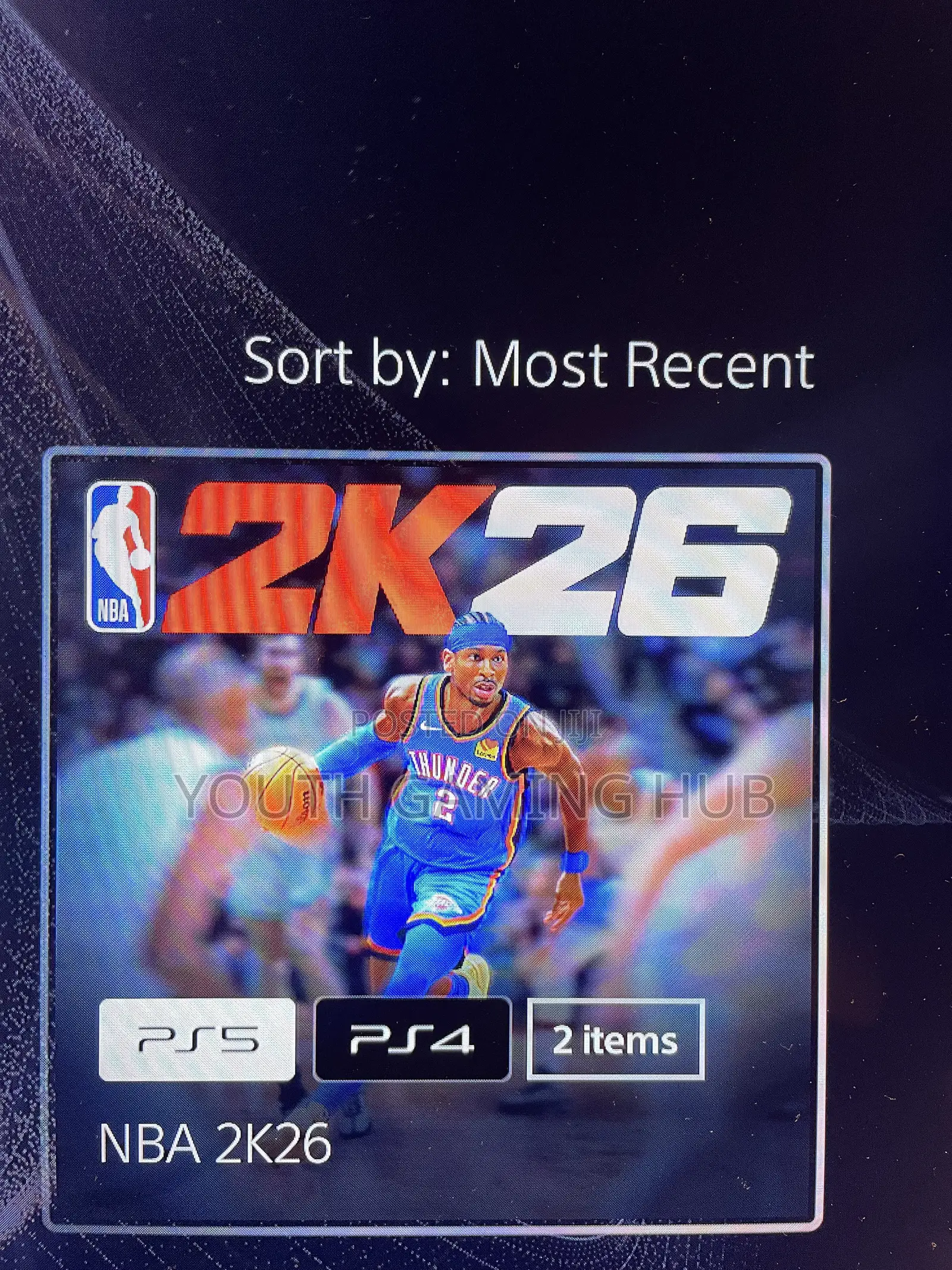 NBA 2K26 Game Account for PS4