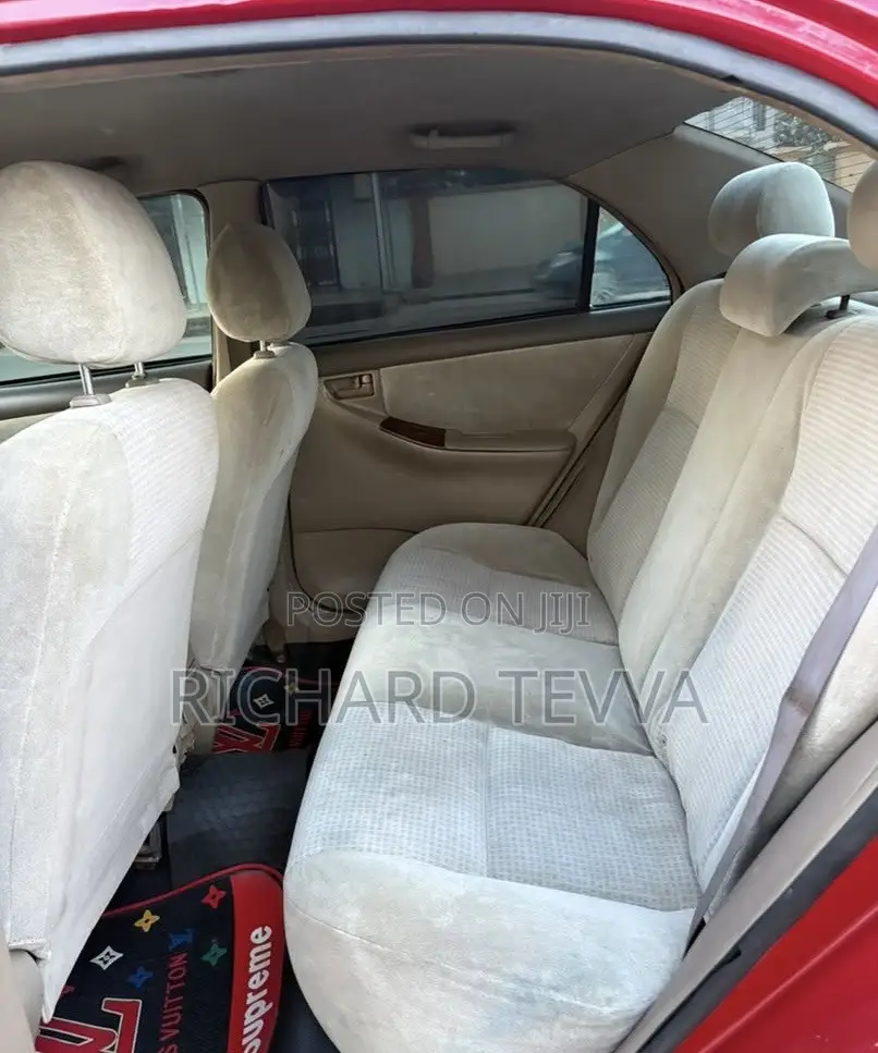 Toyota Corolla S 2007 Red