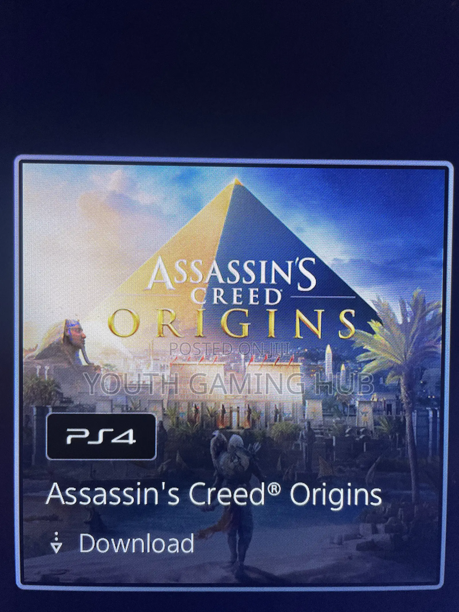 Assassin's Creed Origins Game Account for PS4