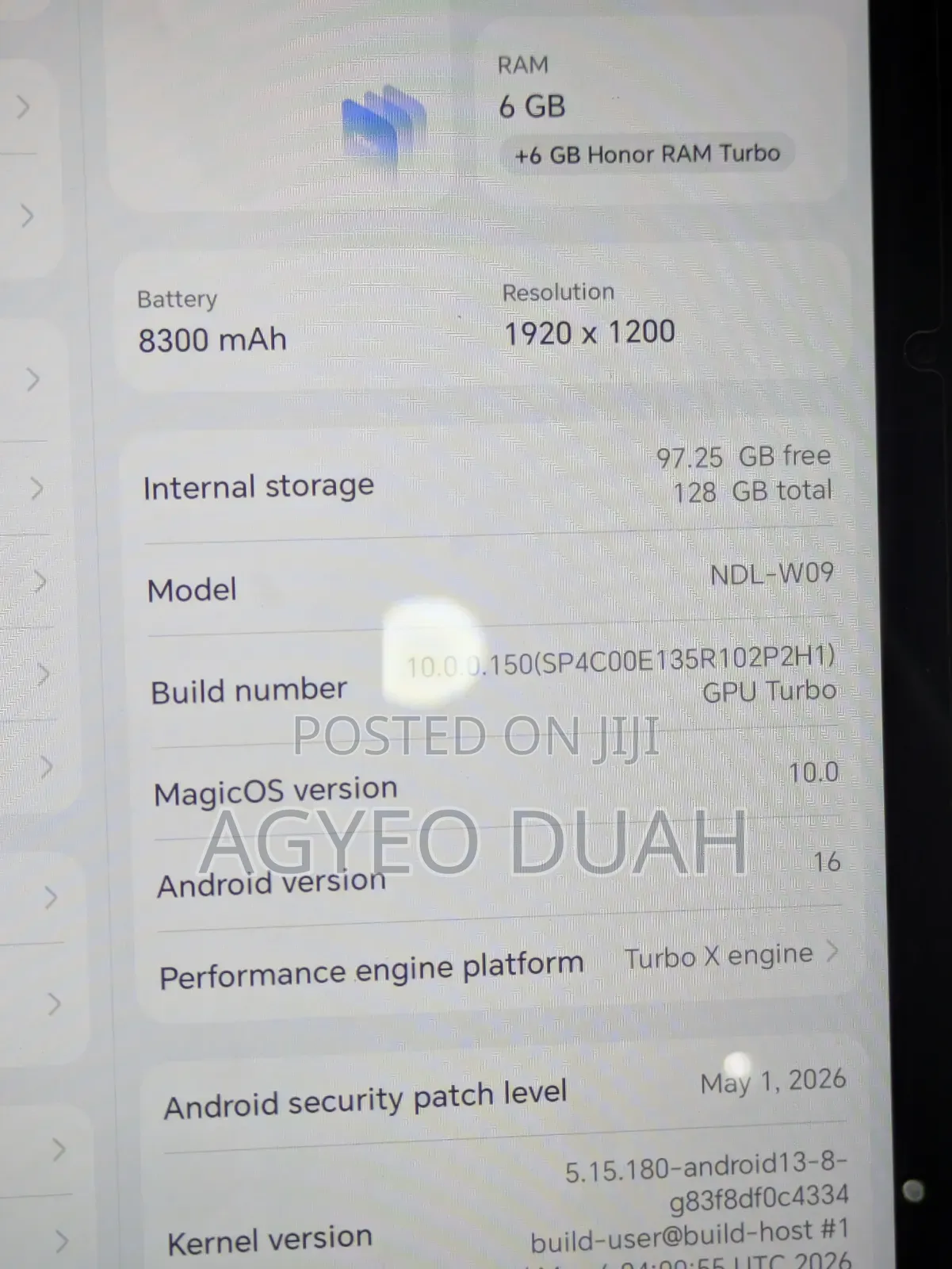 Honor Pad X9 128 GB Gray