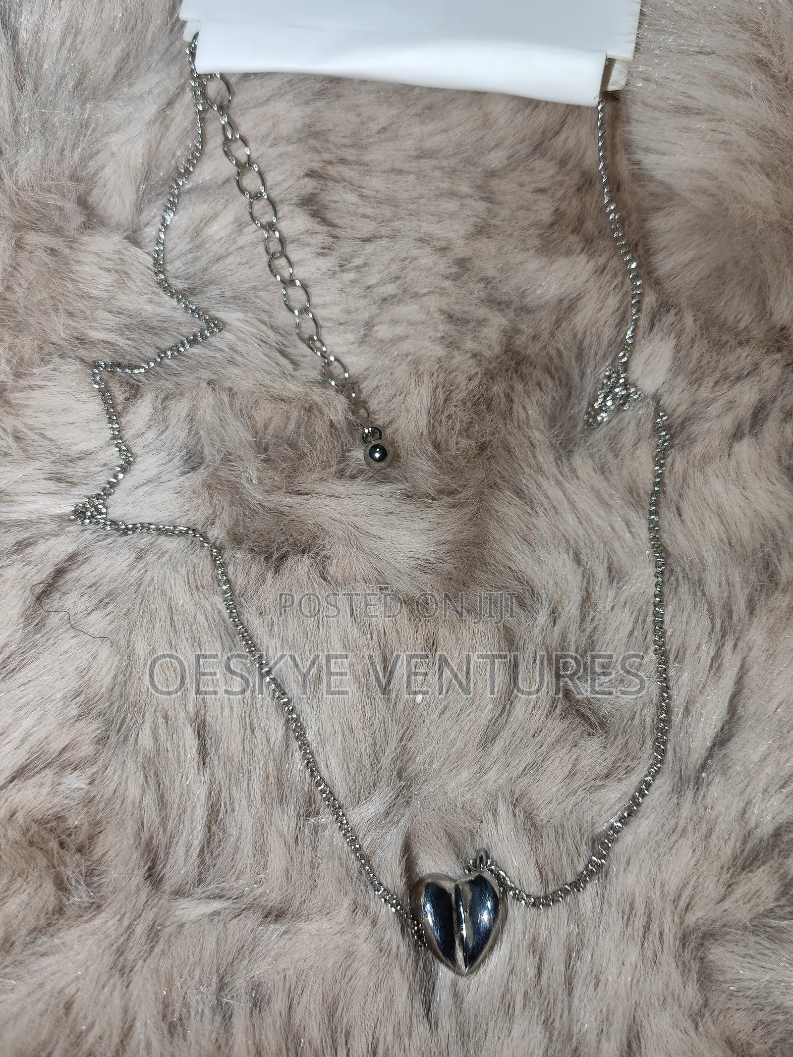 Silver Heart Pendant Necklace