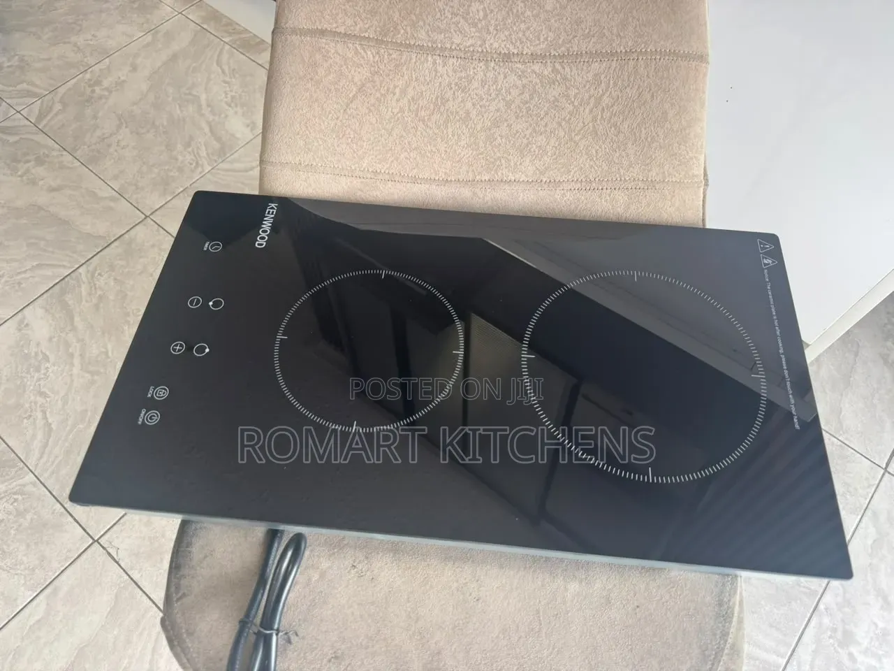 Kenwood 60cm Inbuilt Glass Electric Cooktop. Two (2) Burner Electric
