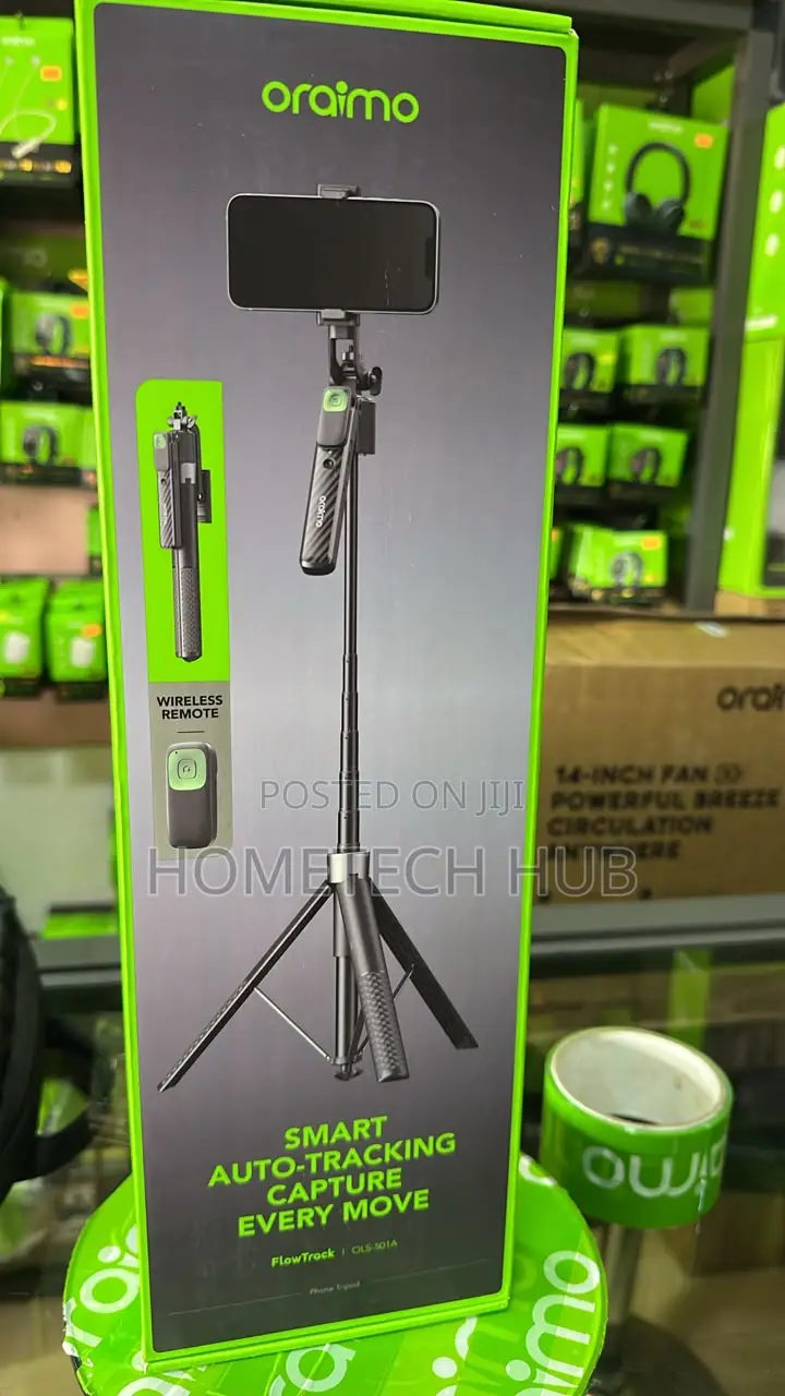Oraimo Flowtrack Gesture Fae Tracking Selfie Stick