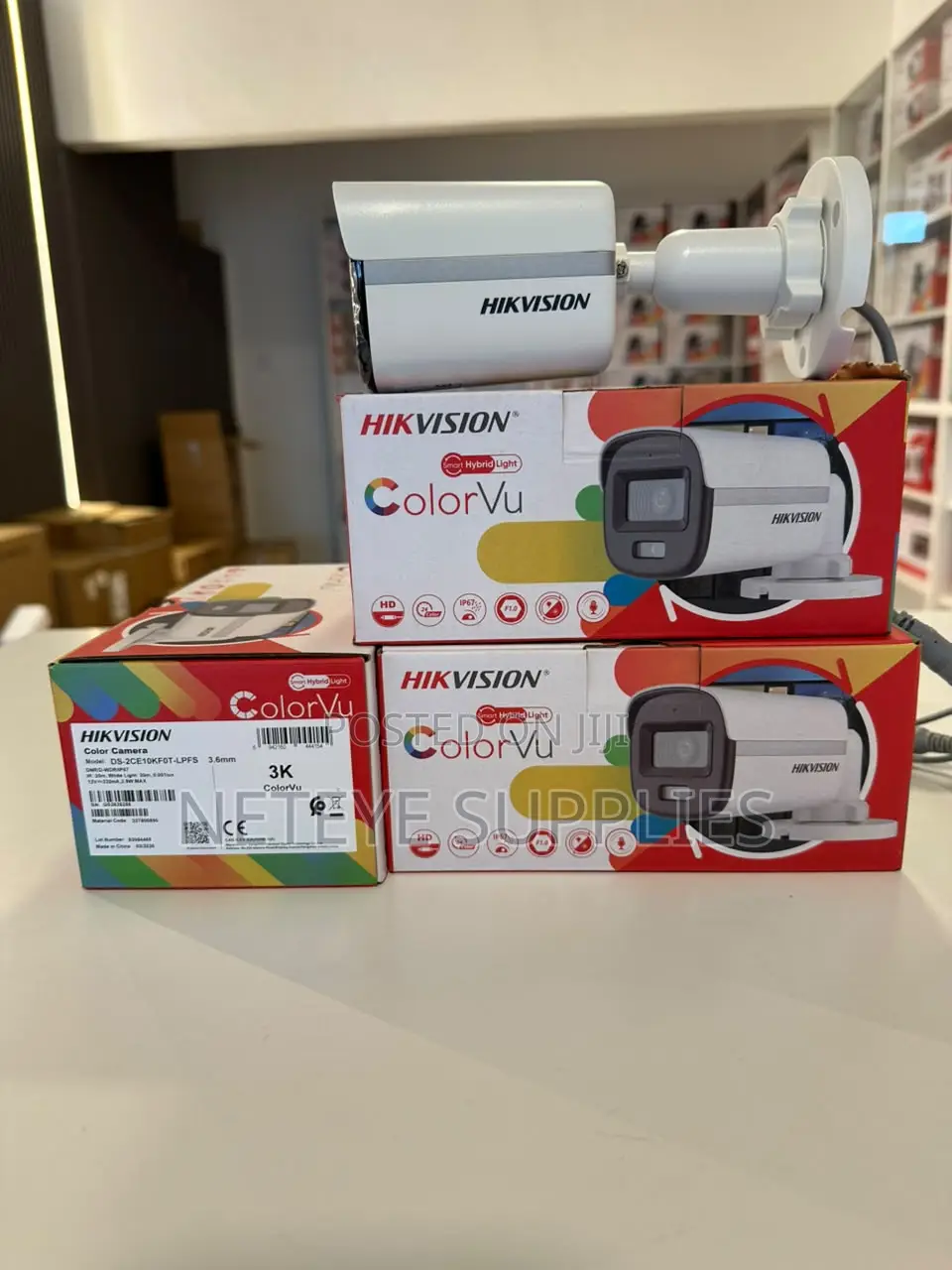 Hikvision ColorVu Smart Hybrid Light BulletCamera DS-2CE10KF0T-LPFS