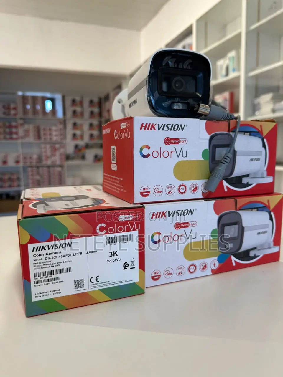 Hikvision ColorVu Smart Hybrid Light BulletCamera DS-2CE10KF0T-LPFS