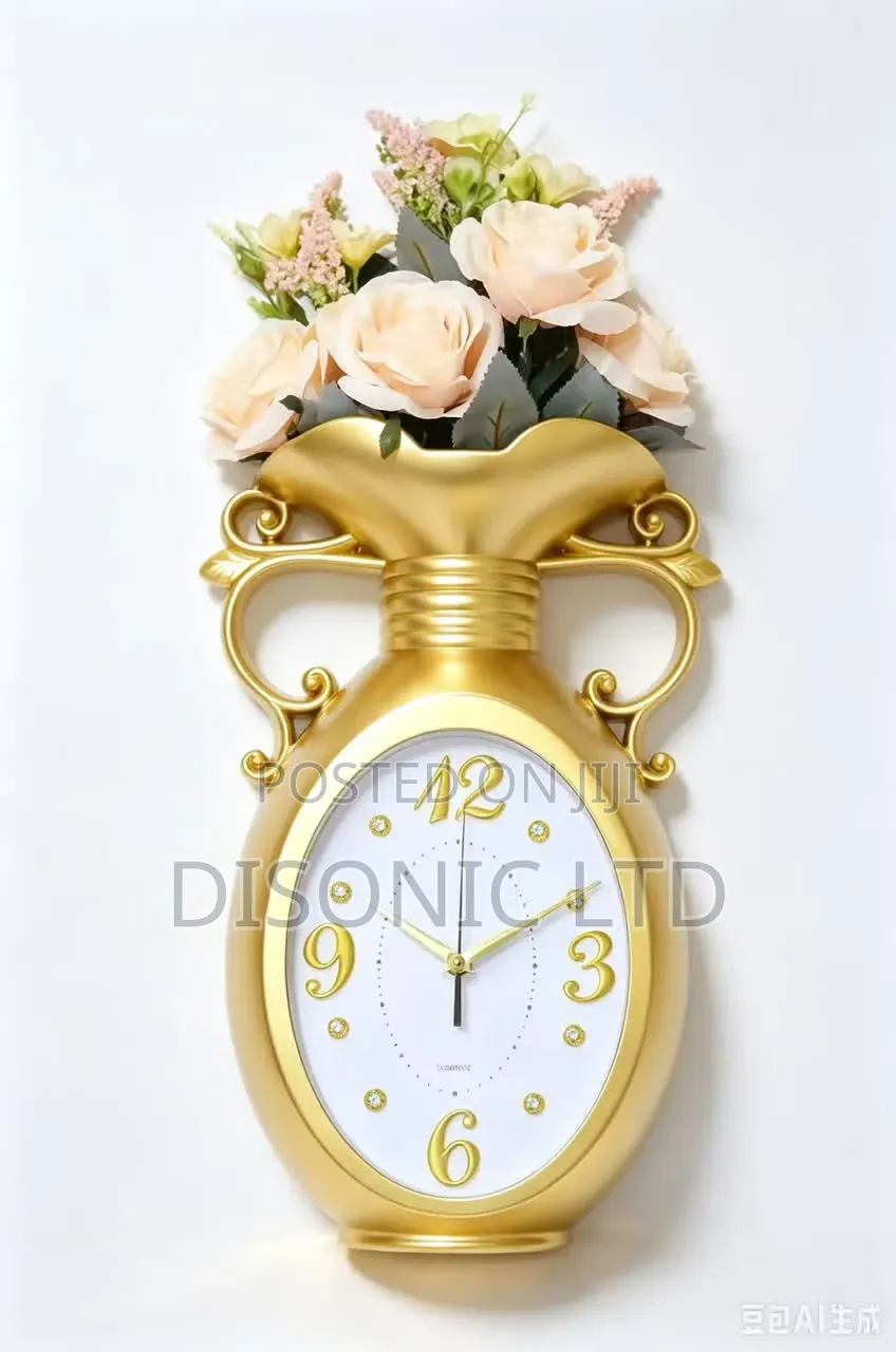 Flower Wall Clock