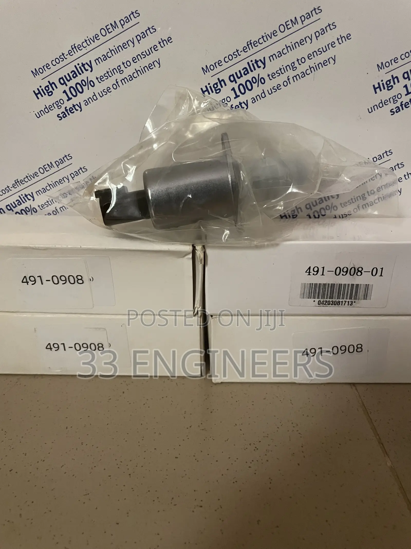 CAT 24 Volt Solenoid Valve: 491-0908