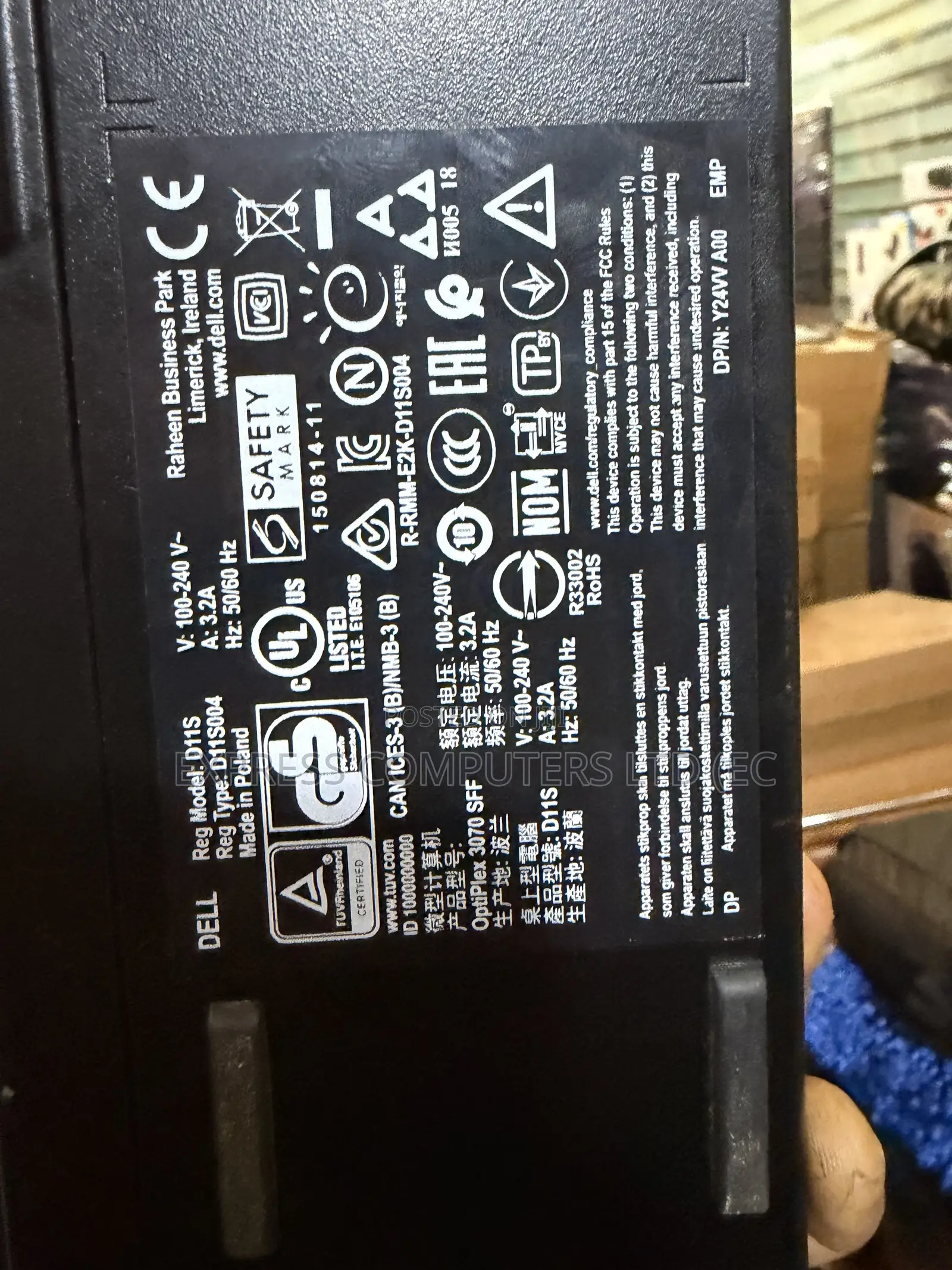 Desktop Computer Dell OptiPlex 3070 SFF 16GB Intel Core i5 HDD 1T