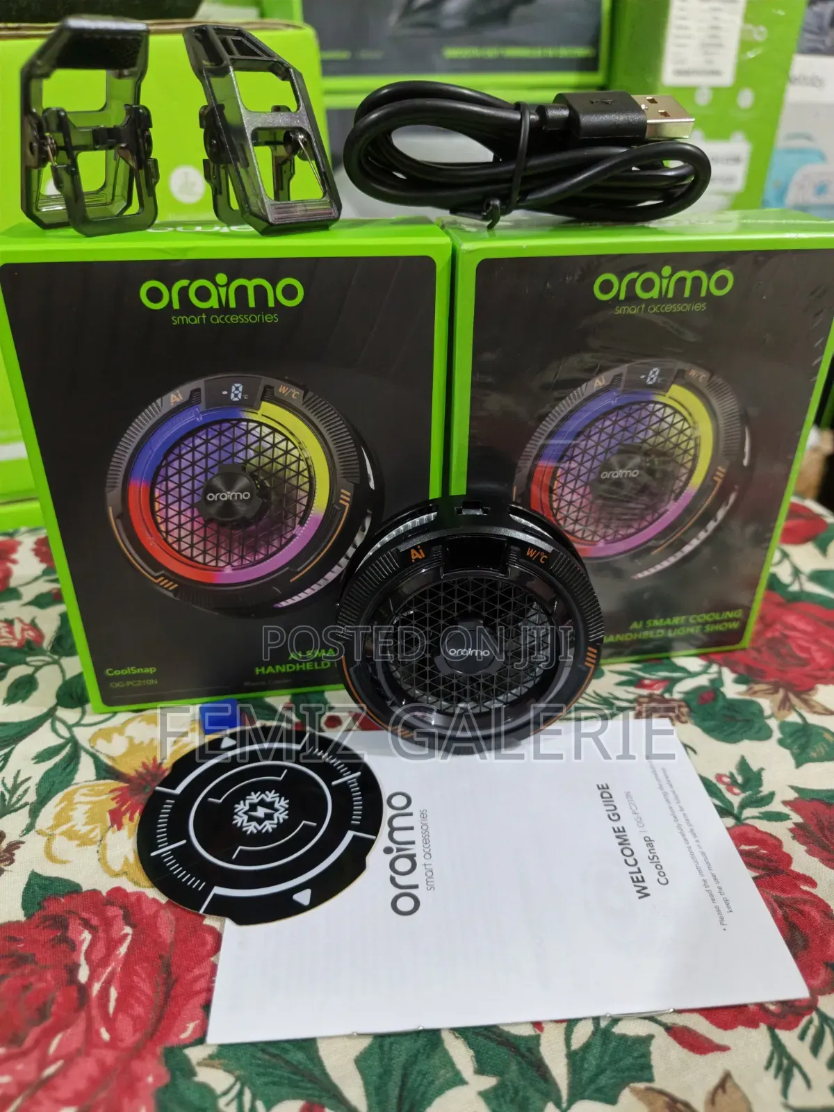 Oraimo CoolSnap Magnetic Phone Cooler – Instant Ice-Cooling for Gaming