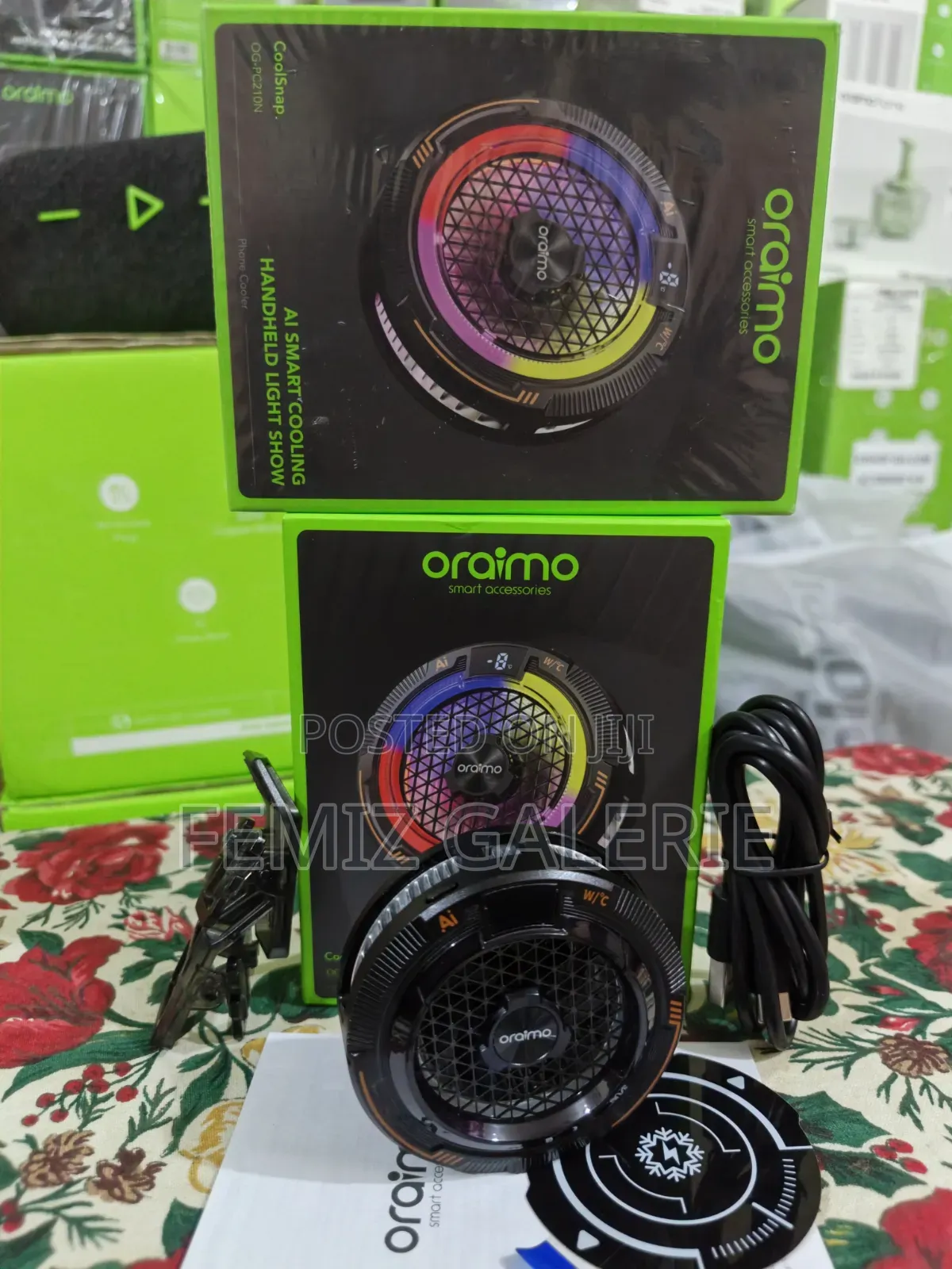 Oraimo CoolSnap Magnetic Phone Cooler – Instant Ice-Cooling for Gaming