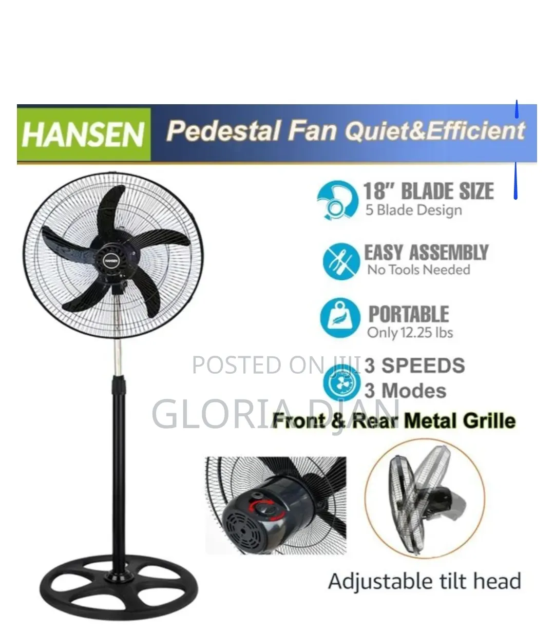Hansen Standimg Fan