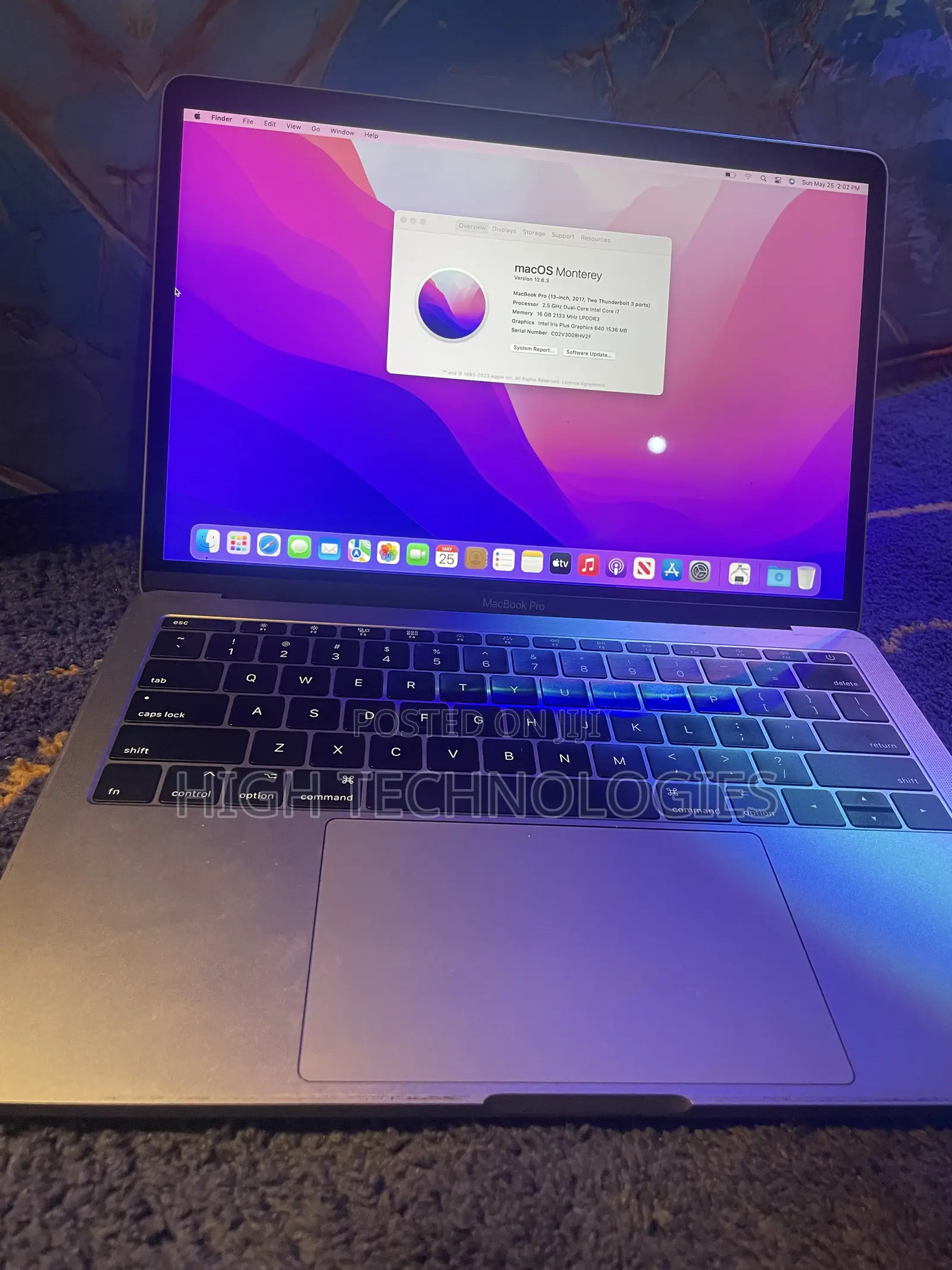 Laptop Apple MacBook 2017 16GB Intel Core i7 SSD 500GB