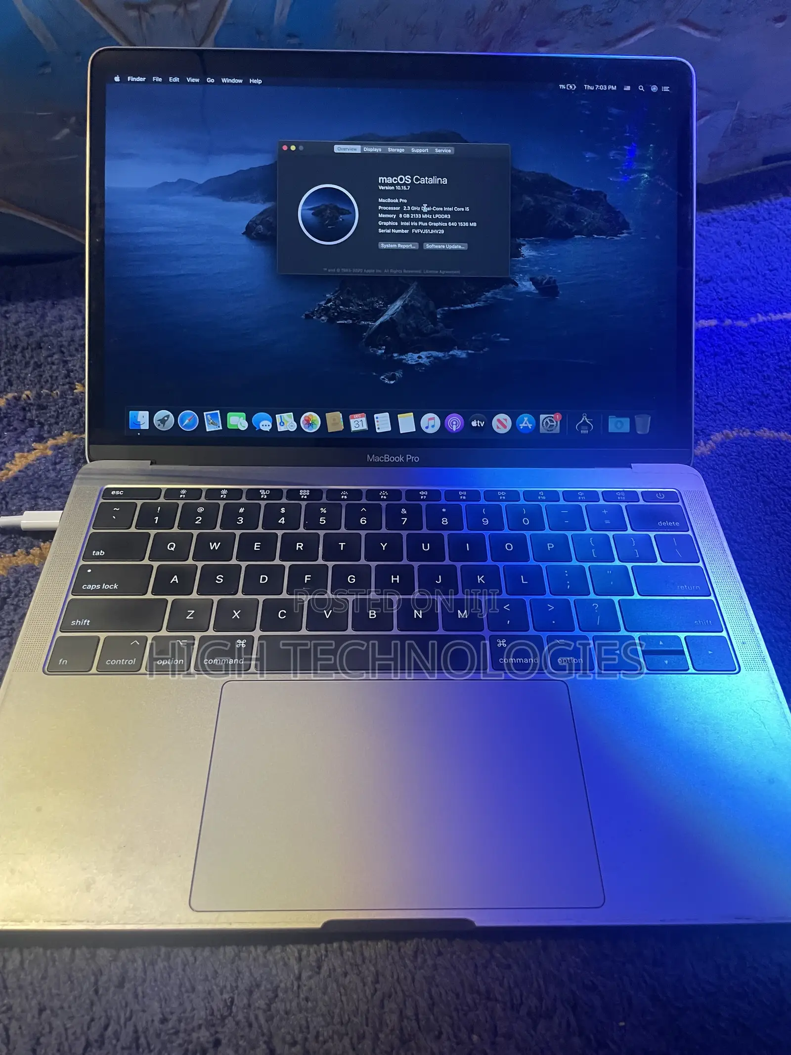 Laptop Apple MacBook Pro 8GB Intel Core i5 SSD 500GB