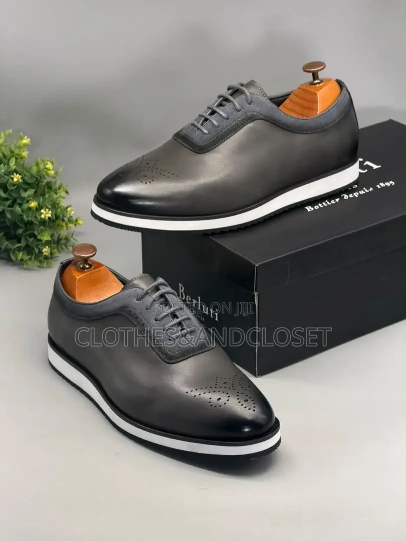 Berluti Fast Track Hybrid Smart-Casual Sneakers.