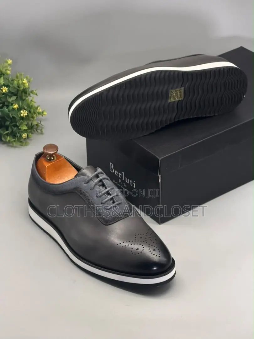 Berluti Fast Track Hybrid Smart-Casual Sneakers.