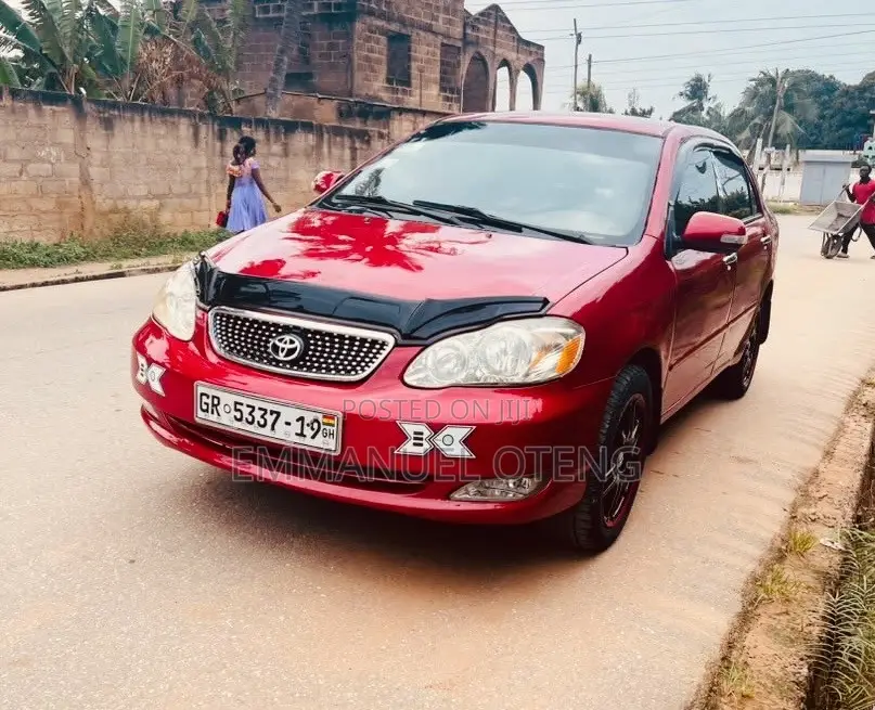 Toyota Corolla 2008 Red