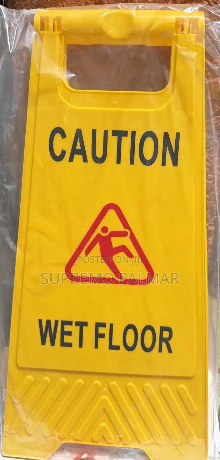 Wet Floor Warning Sign – Cleaning in Progress Safety Caution