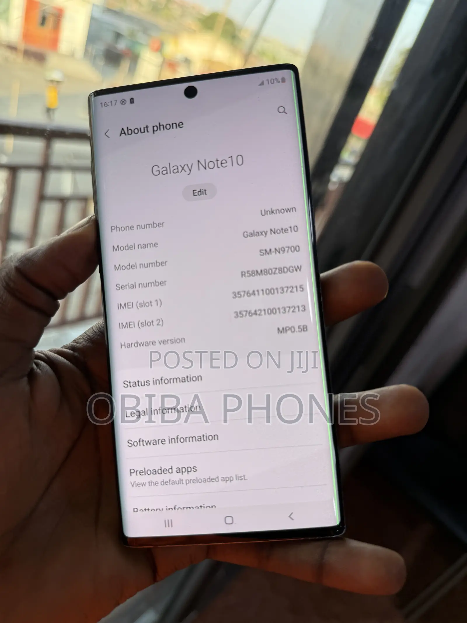 Samsung Galaxy Note 10 5G 256 GB Black