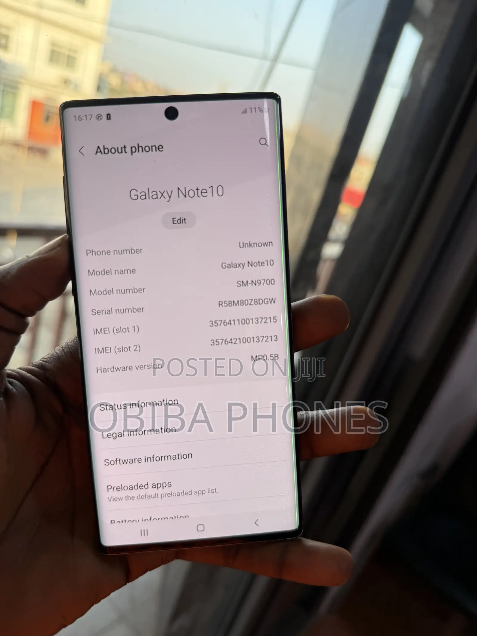 Samsung Galaxy Note 10 5G 256 GB Black
