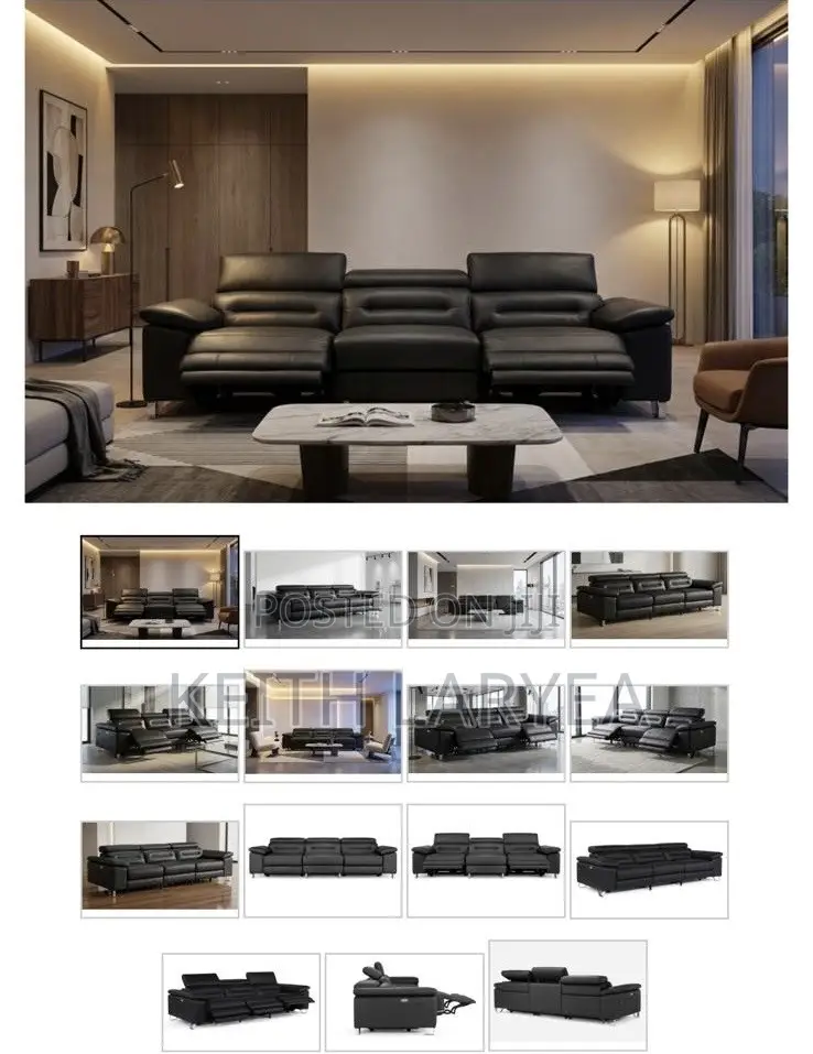 Monaco Reclining Leather Sofa | Zuri Furniture