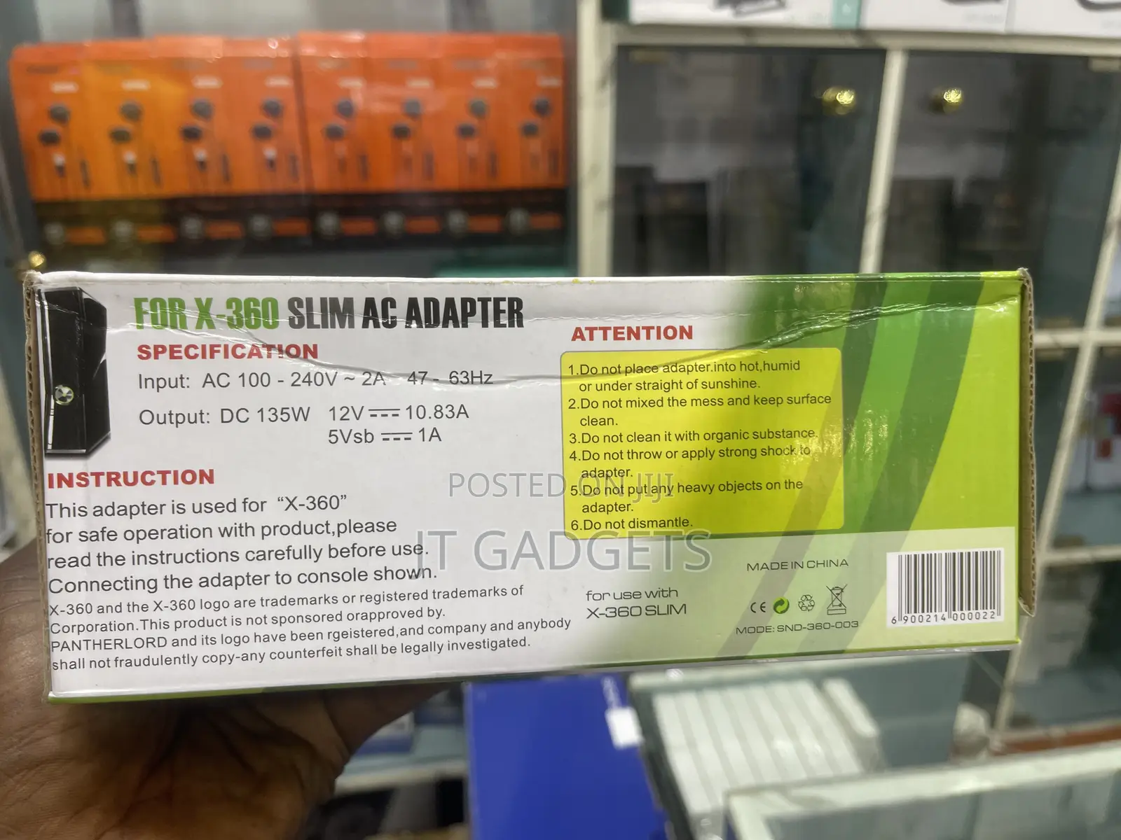 Xbox 360 Slim AC Adapter (135W)