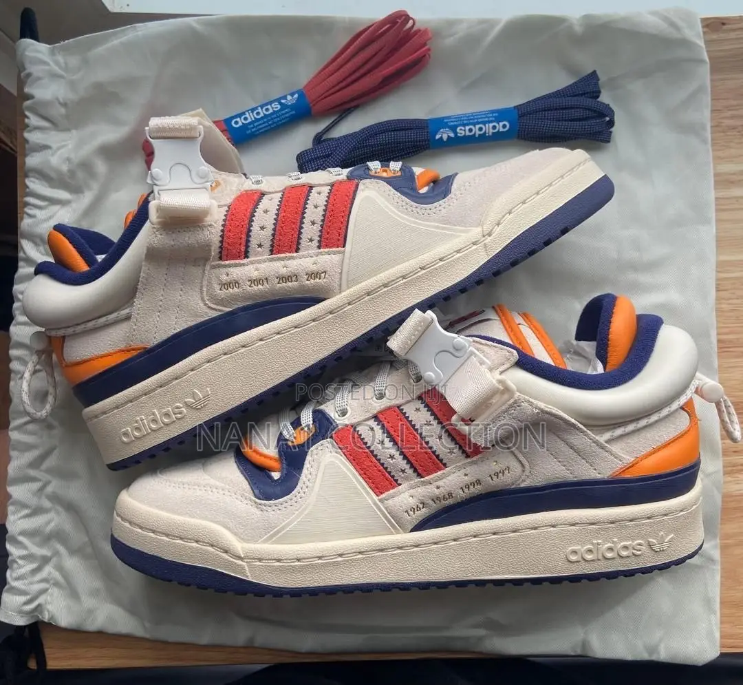 Bad Bunny X Adidas Forum Buckle Low ‘Cangrejeros’ Sneakers