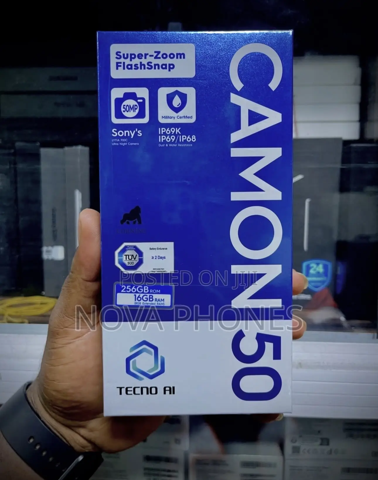 New Tecno Camon 50 256 GB