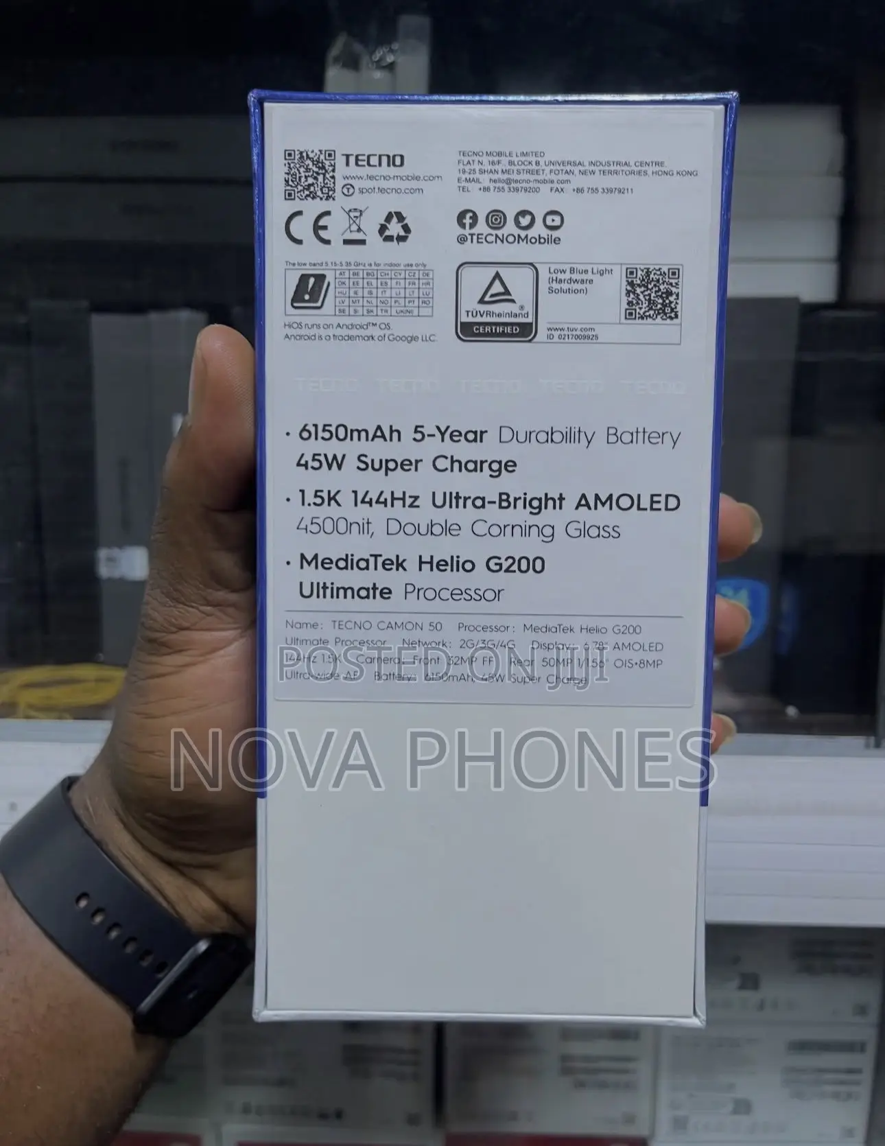 New Tecno Camon 50 256 GB