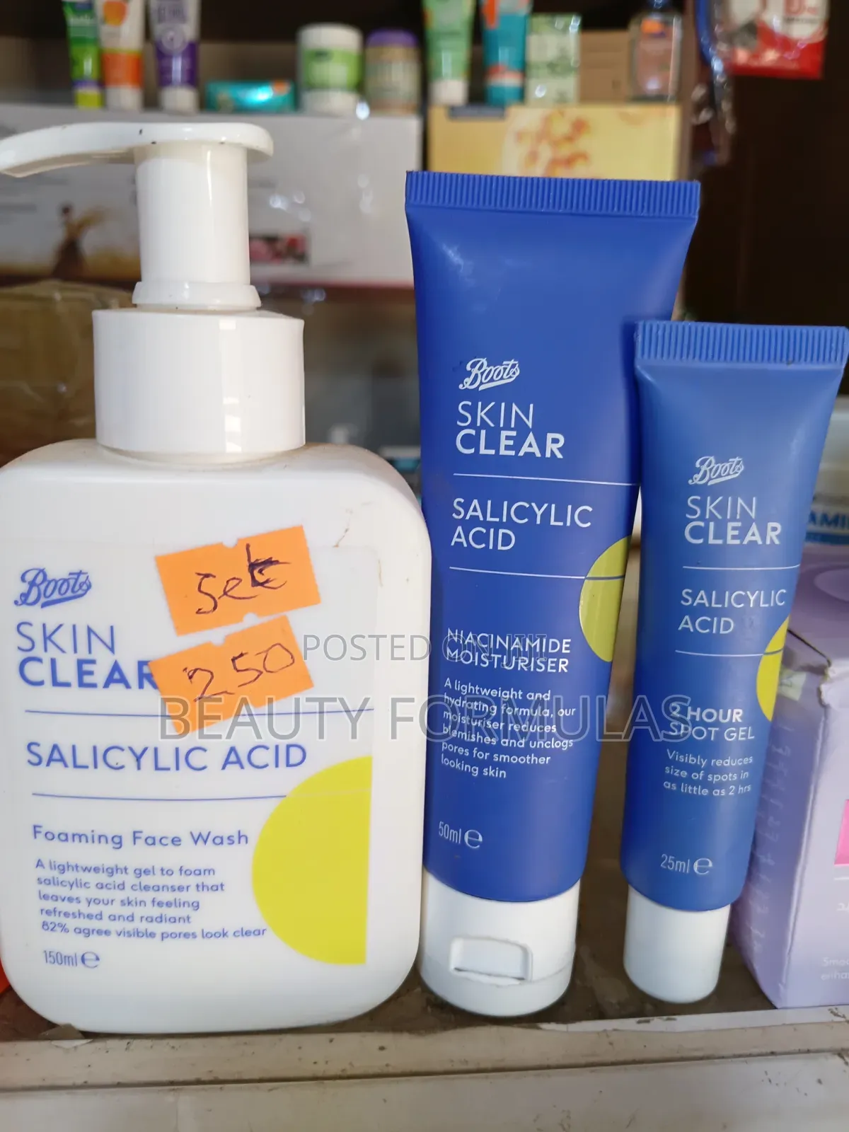 Boots Skin Clear Salicylic Acid Acne and Dark Spot Removal Set