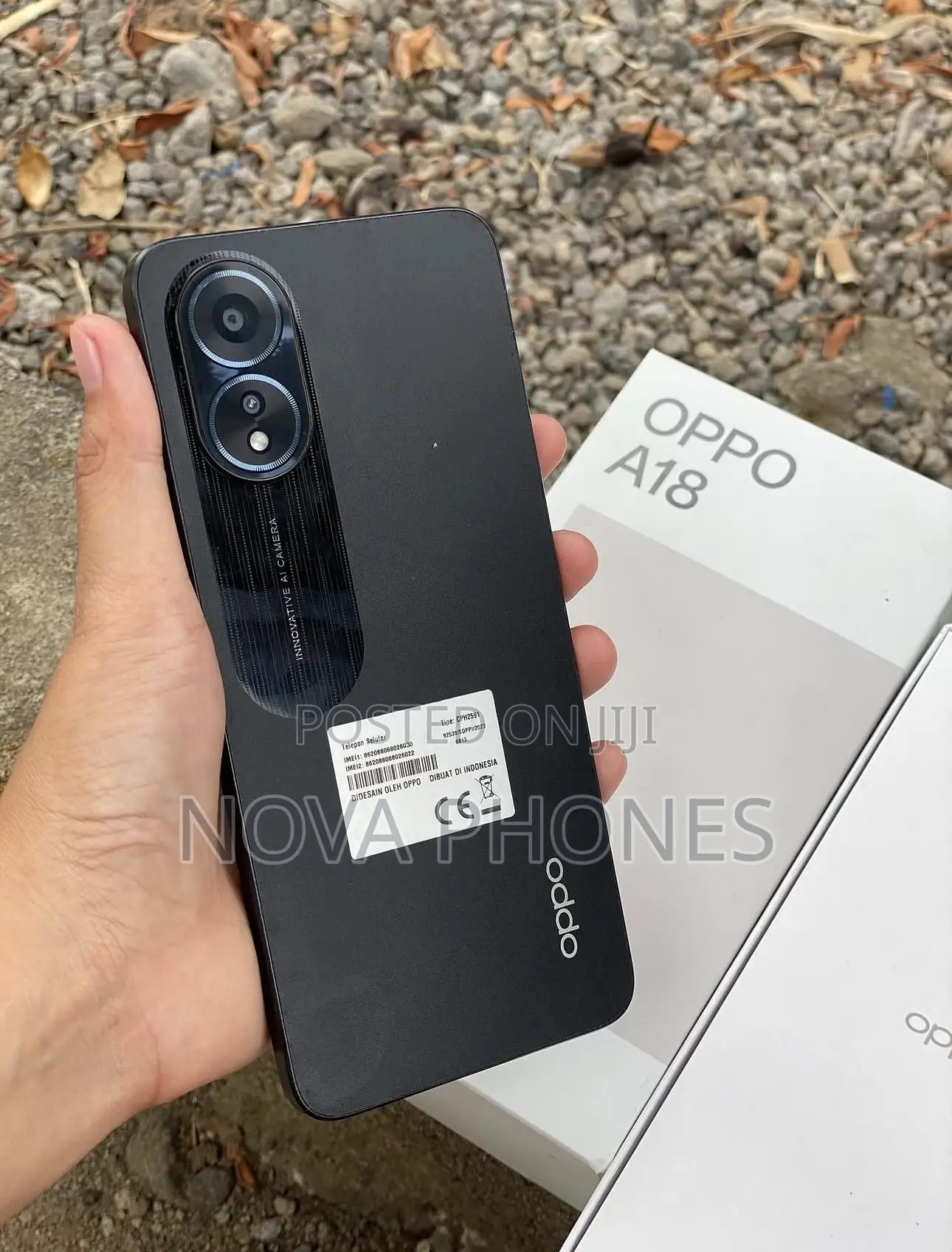 New Oppo A18 64 GB Black