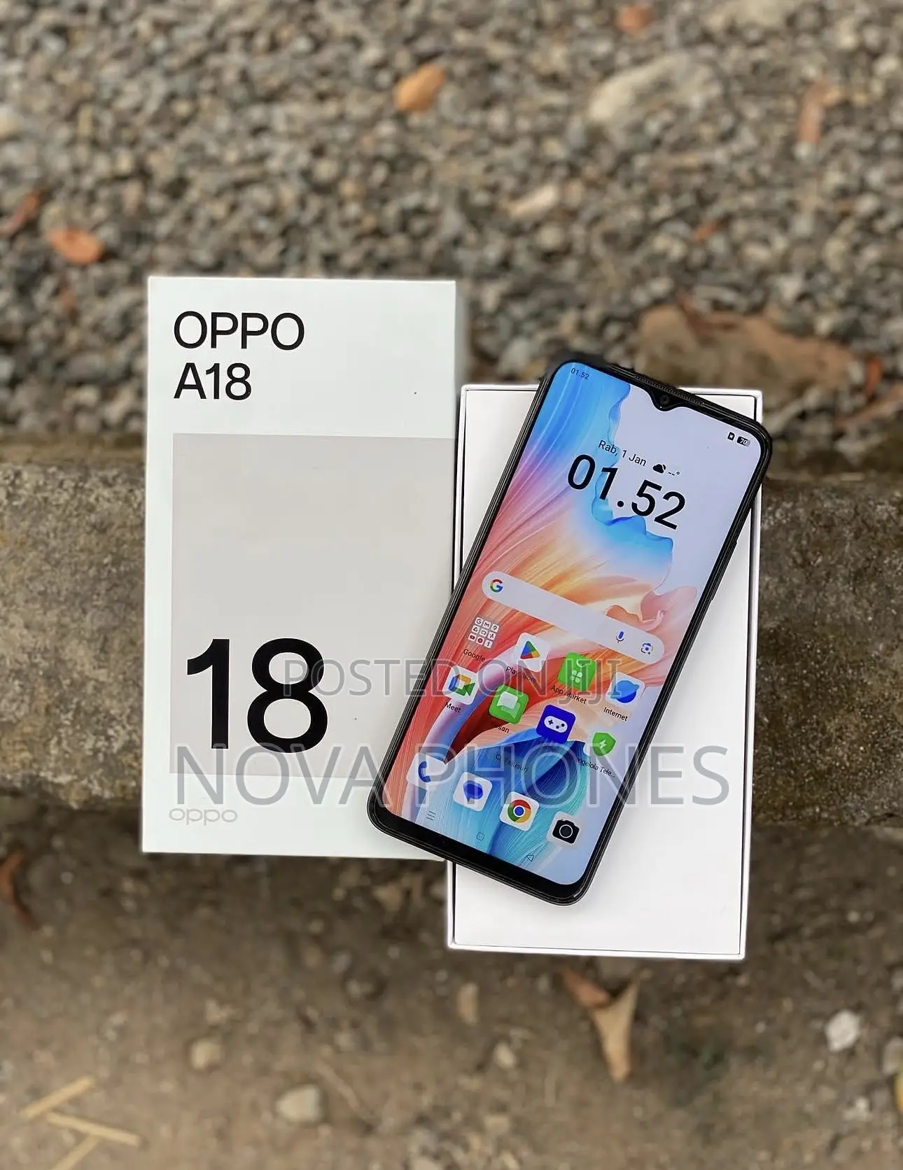 New Oppo A18 64 GB Black