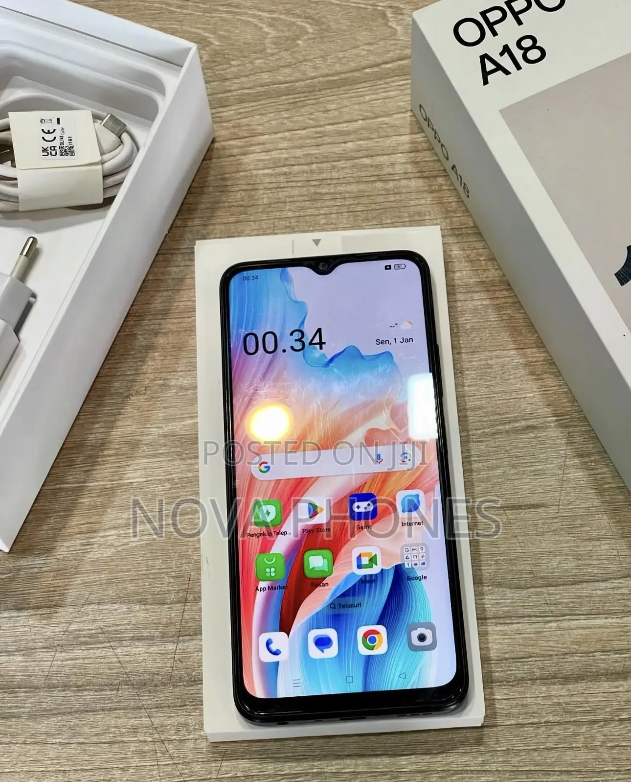 New Oppo A18 128 GB Black