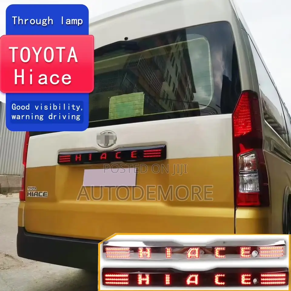 Toyota Hiace Truck Tailgate Molding Led Type