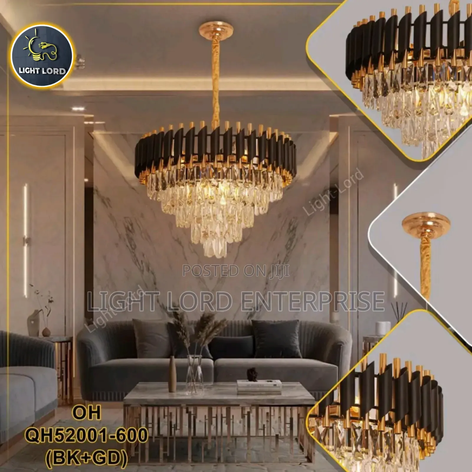 QH52001-400mm Chandelier Light