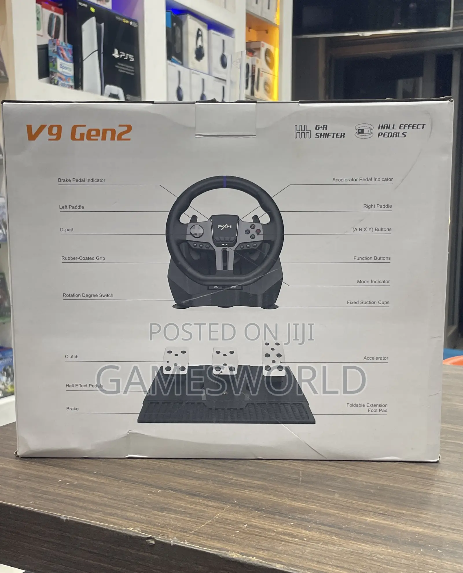 PXN V9 Gen 2 Racing Wheel | Gaming Steering Wheel | Ps4 Ps5 Xbox PC