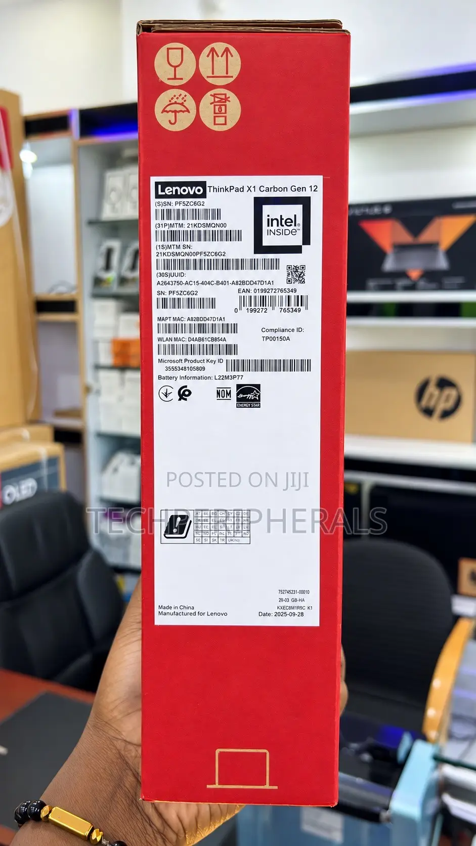 New Laptop Lenovo ThinkPad X1 Carbon 32GB Intel Core Ultra 7 SSD 256GB