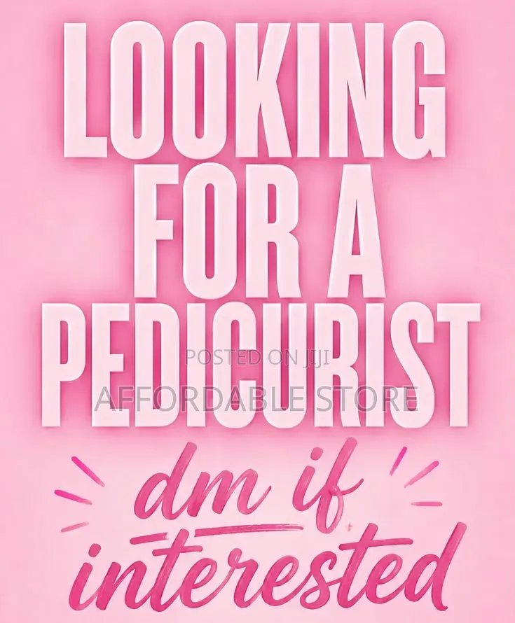 Pedicurist Wanted ( Tesano)( Basic Salary vs Commission)