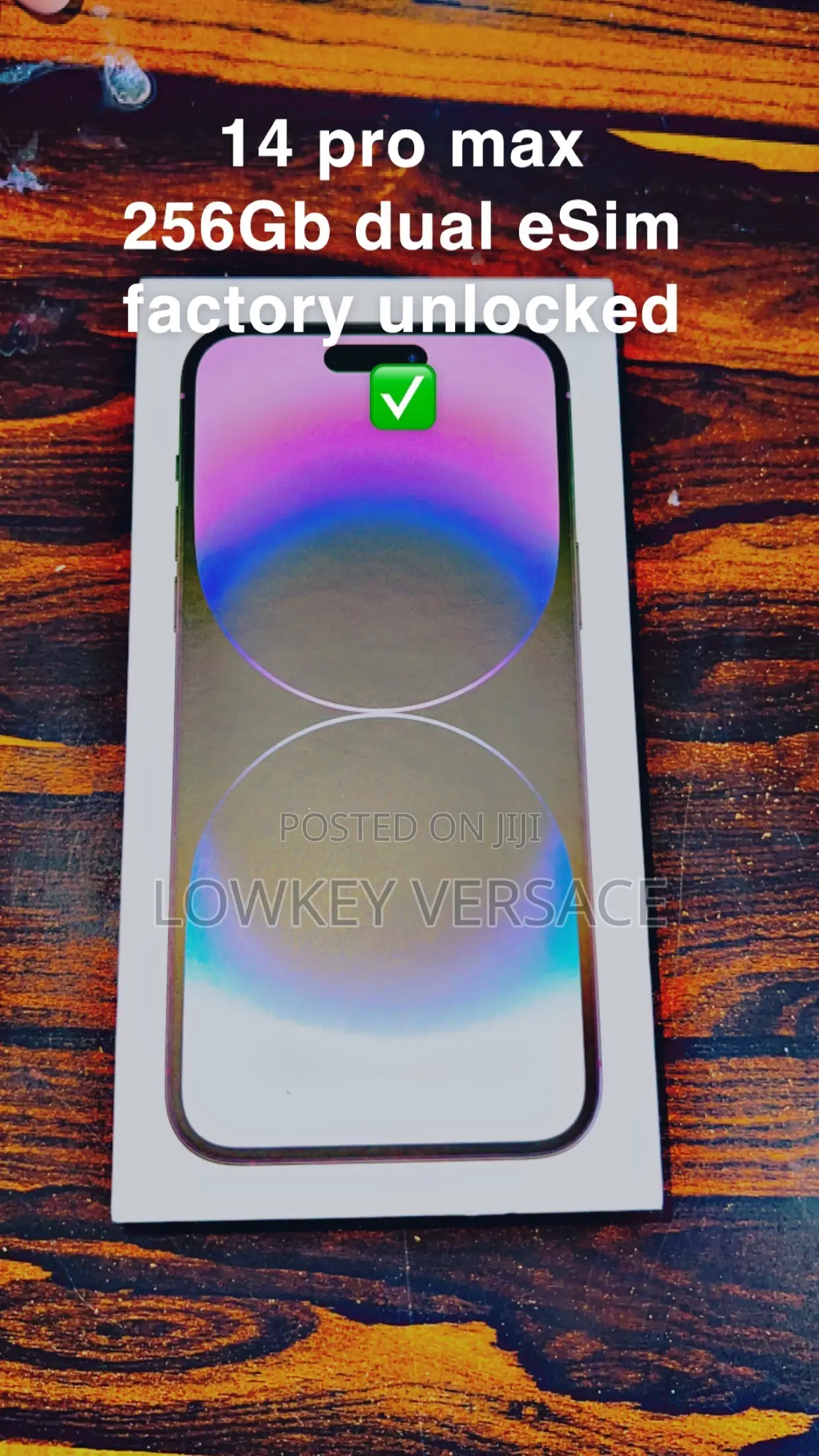 New Apple iPhone 14 Pro Max 256 GB Purple