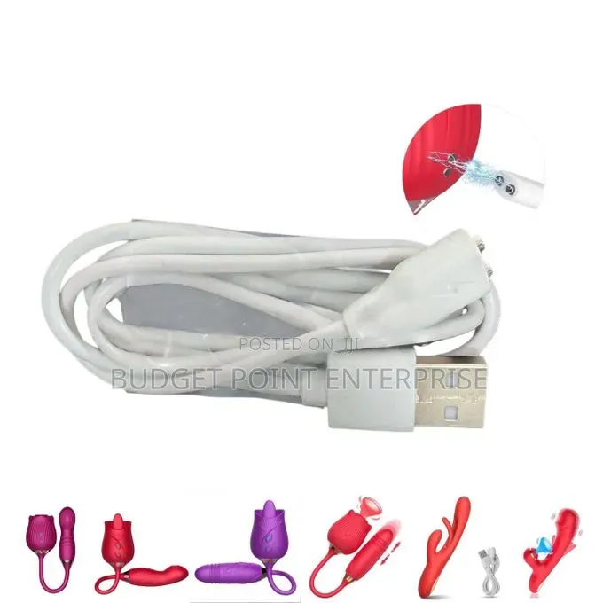 Vibrator USB Cable Magnetic Charger for Rose 2in1