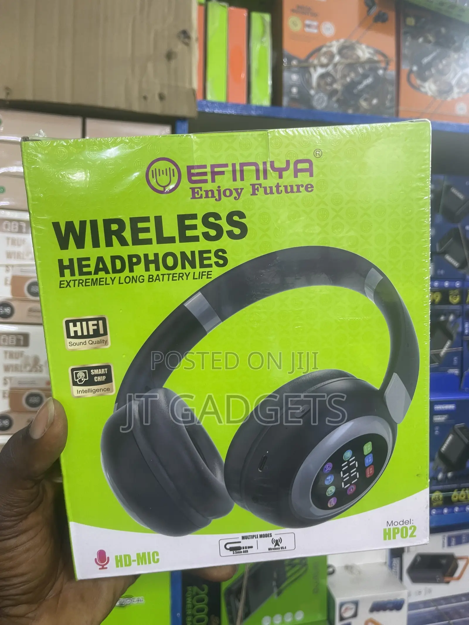 Efiniya HP02 Wireless Headphones Enjoy Your Music Without Limits!
