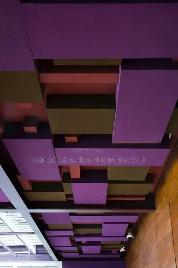 Rockwool Ceiling Acoustic Treatment Panel.