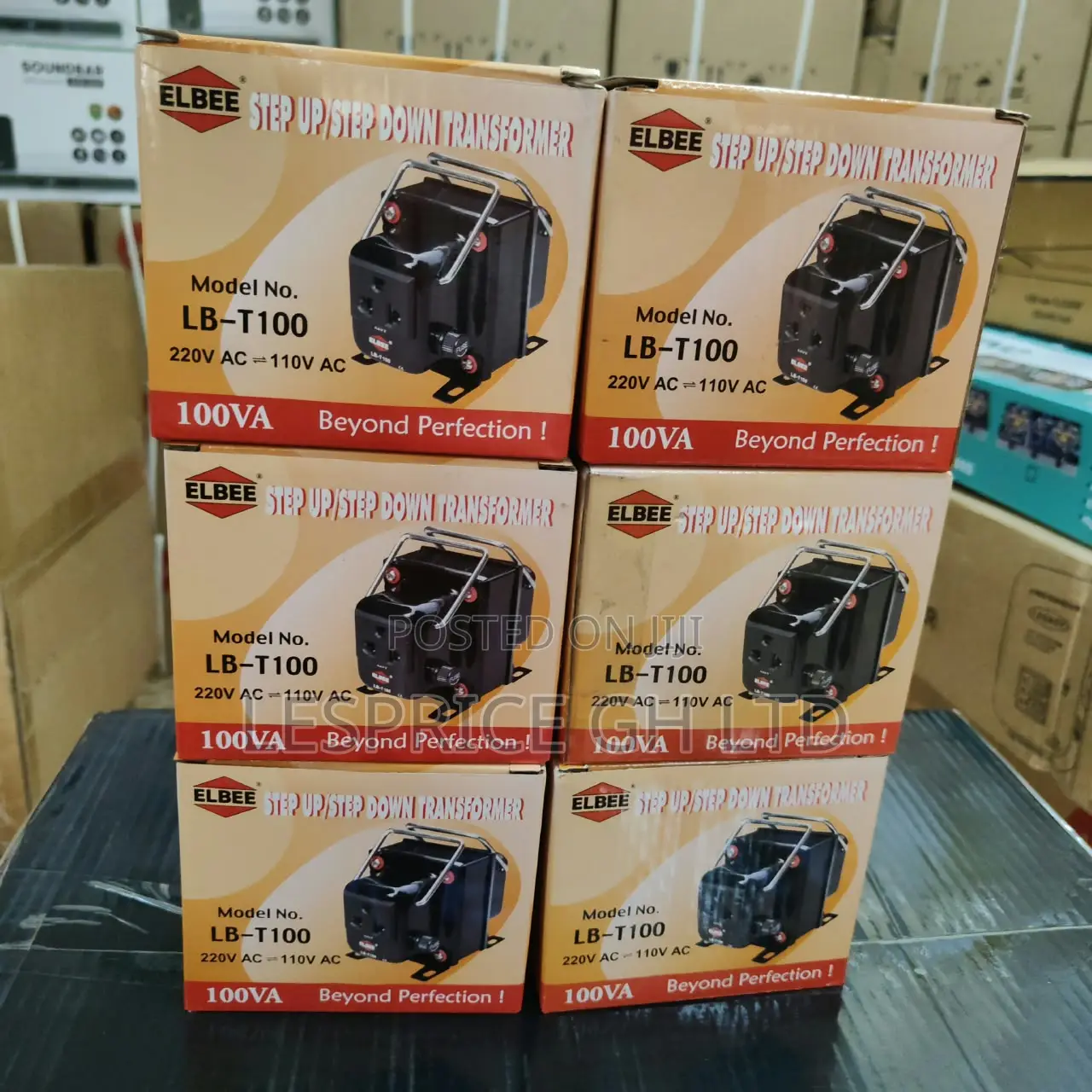 Stylishly Designed 100W Step Up Down Transformer From Elbee